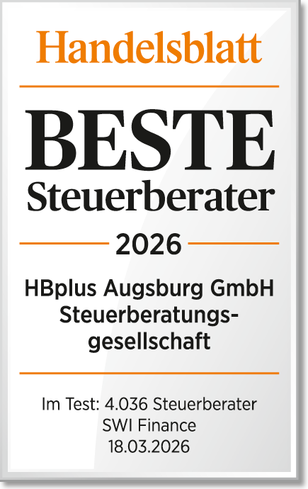 HB SWI BesteSteuerberater2026 HBplus Augsburg GmbH Steuerberatungsgesellschaft HB SWI BesteSteuerberater2026 HBplus Augsburg GmbH Steuerberatungsgesellschaft